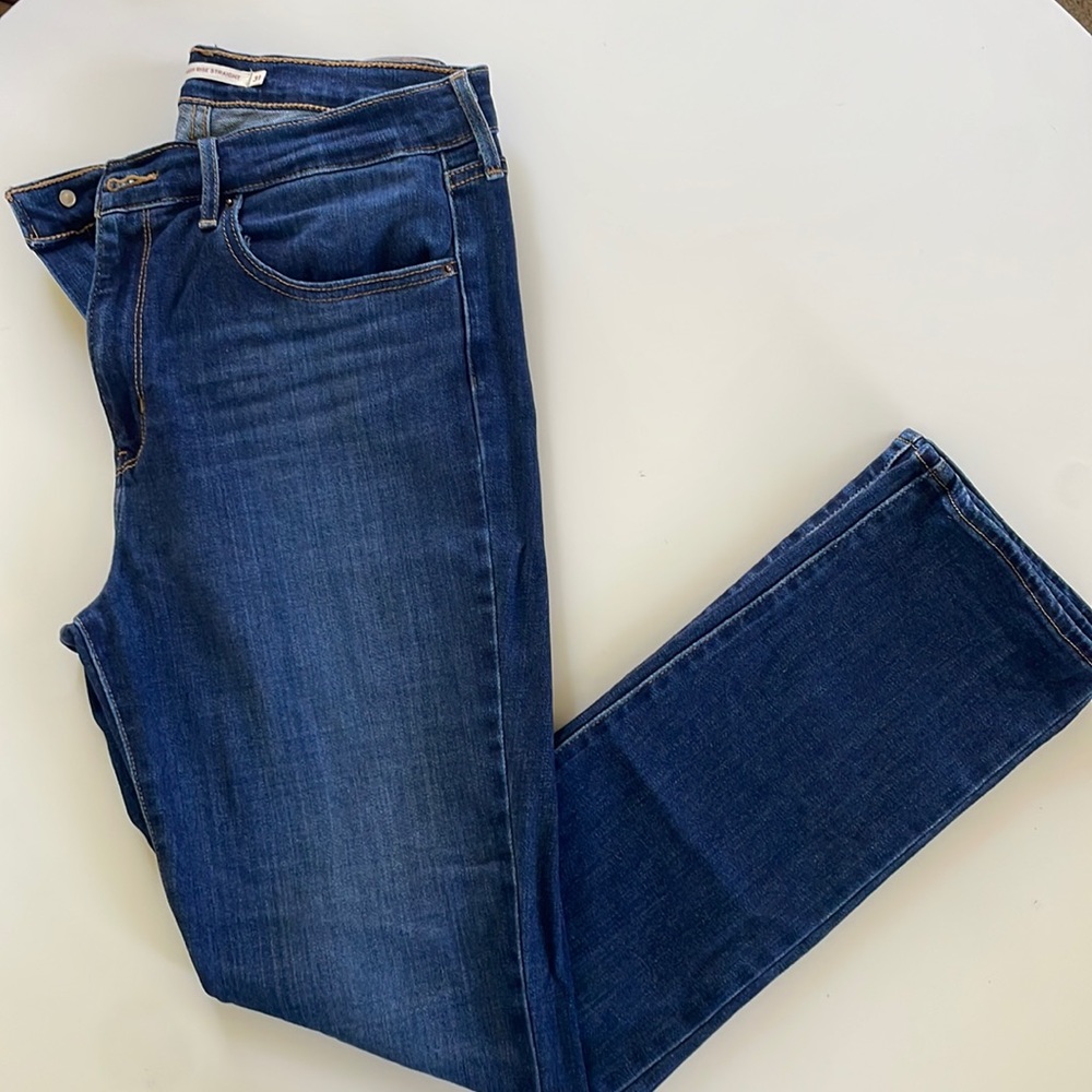 Levi’s High Rise Straight Denim